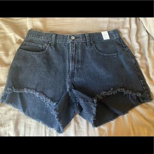 Black Abercrombie Mom Shorts